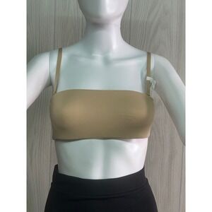 Aerie Smoothez Strapless Bra Nude Beige Smooth Comfort Convertible Size 32B